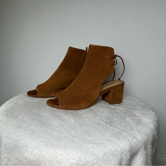 SCHUTZ Binalia Women's Heels Sandals
Bootie Brown Suede Size 8.5 - Picture 2 of 11